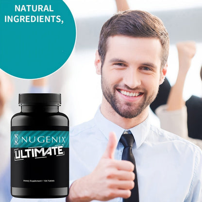 Men's Vitality Supplement Capsules, Nugenix Ultimate Formula for Testosterone Support, Male Energy & Strength
