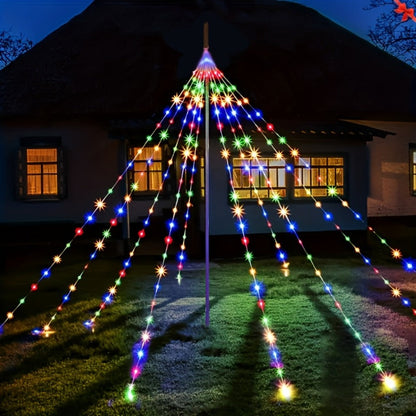 Waterfall Fairy Lights USB Powered 8 Modes for an Everyday Personal Care Routine, with the Listed Configuration