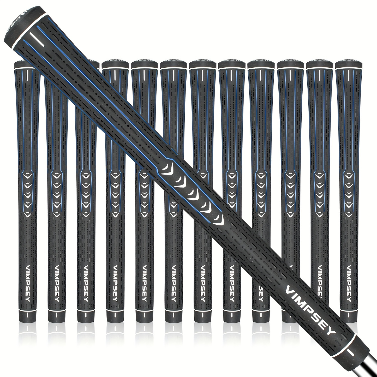 13-Piece Golf Grip Set Standard & Midsize – Rubber Non-Slip Golf Club Grips for Men Women, All Weather Control