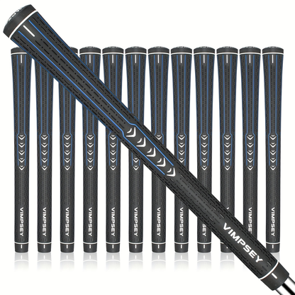 13-Piece Golf Grip Set Standard & Midsize – Rubber Non-Slip Golf Club Grips for Men Women, All Weather Control