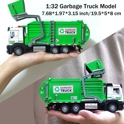 Garbage Truck Toy with 4 Trash Bins Lights & Sound with the Listed Color, Size or Set Options for Everyday Use