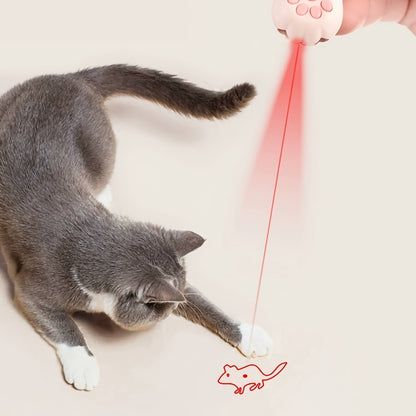 Cat Teaser Toy 7-in-1 USB Rechargeable – Interactive Wand Toy for Indoor Cats & Dogs, Feather Chaser Exercise Toy with Free Bonus Mouse Toy