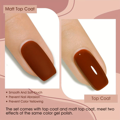 Gel Nail Polish Set with ROSALIND Label, 92 Colors Plus 8 Base and Top Products, 100 Pieces