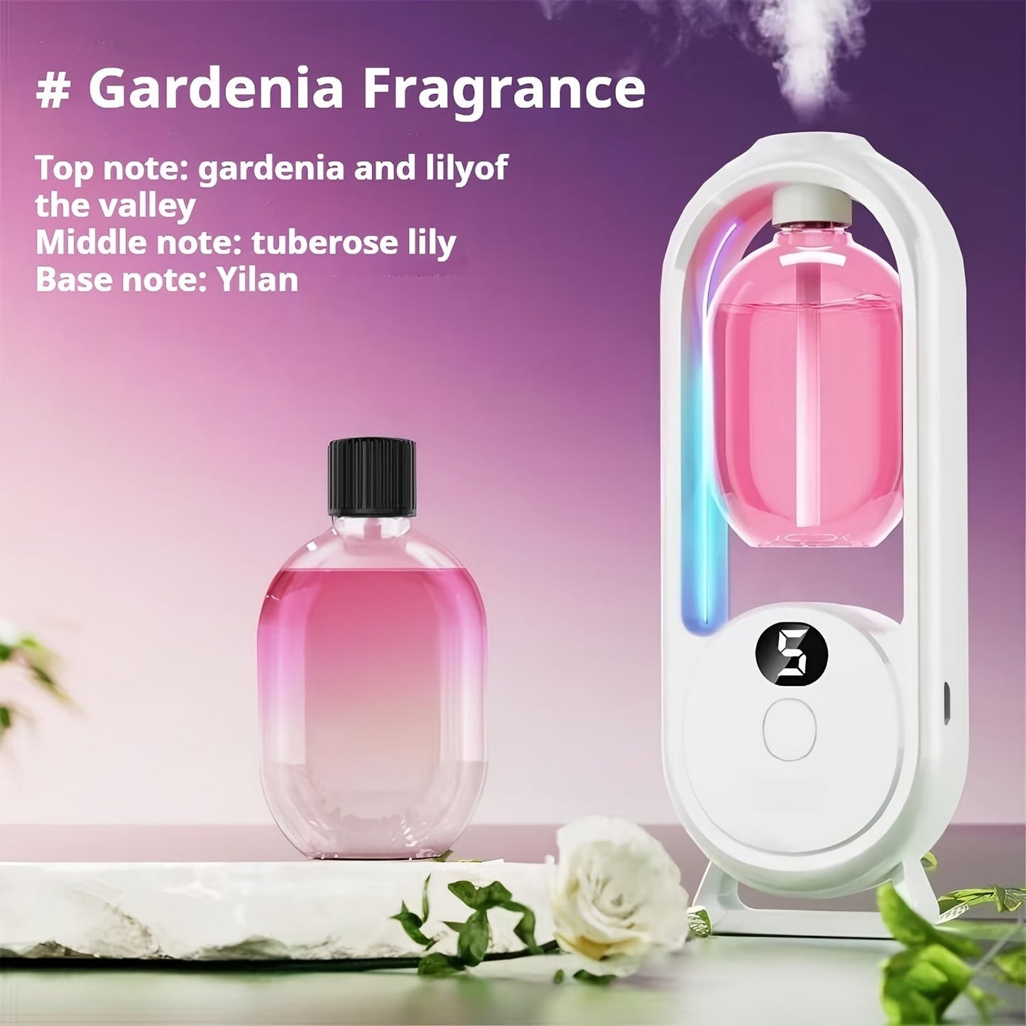 Aromatherapy Diffuser with Essential Oils 2-in-1 Humidifier - Hotel Scent Home Fragrance Machine with Natural French Essential Oils