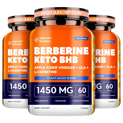 Herbal Weight Loss Capsules with White Kidney Bean & Berberine, Gut Health, Daily Energy & Body Reshape Diet Supplement for Women