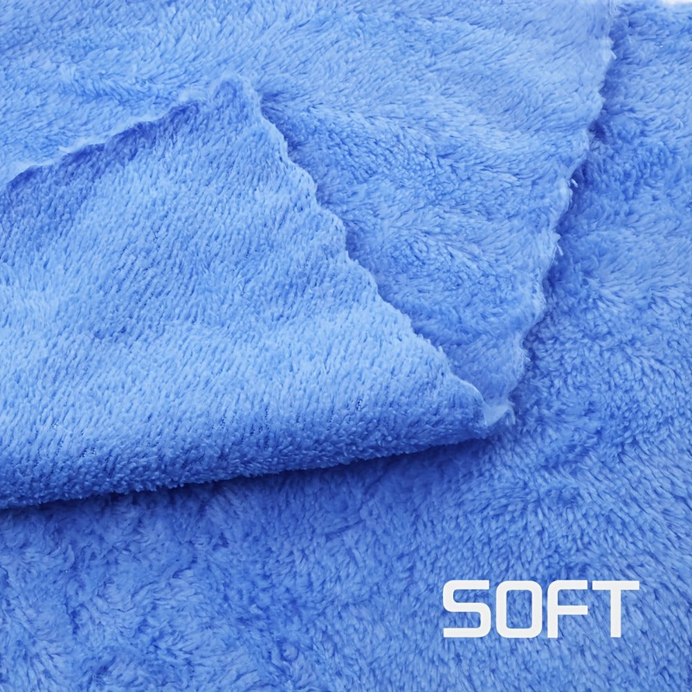 Microfiber Towel Set 40pcs, Ultra Hand Face Towels for Bathroom, Coral Fleece Cleaning Wipes, Skin-Friendly