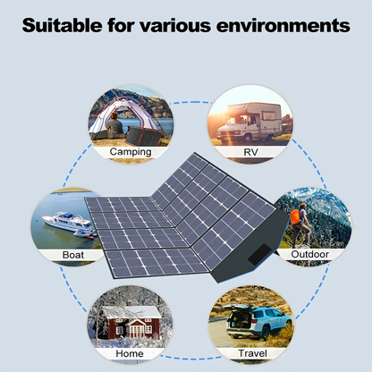 Monocrystalline High Power Solar Panel, 400W/200W/100W Portable Solar Panel, Foldable Solar Blanket