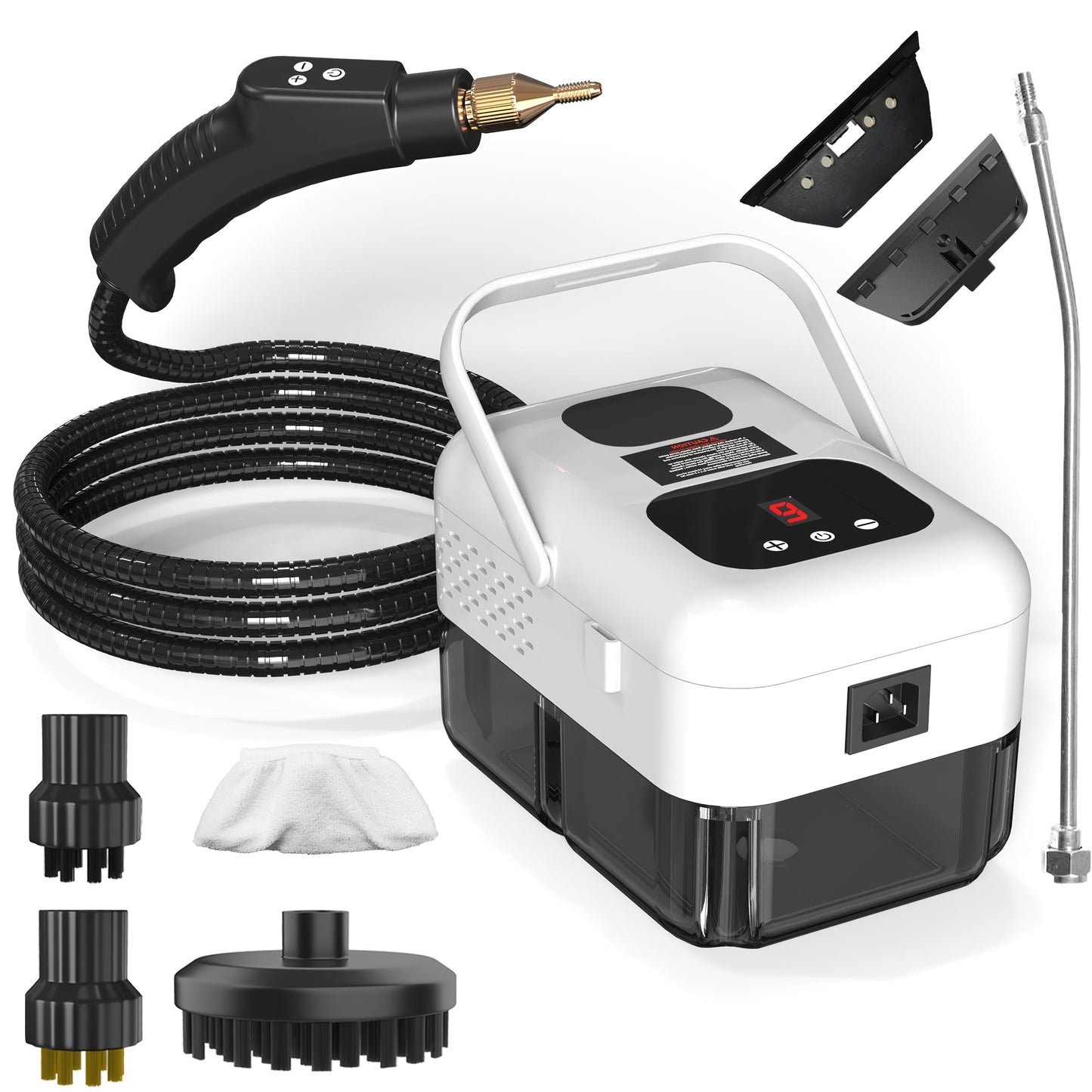 Steam Cleaner Handheld High Pressure Portable, Deep Clean for Kitchen Grease Range Hood Sofa Tile Grout Car AC Washing Machine