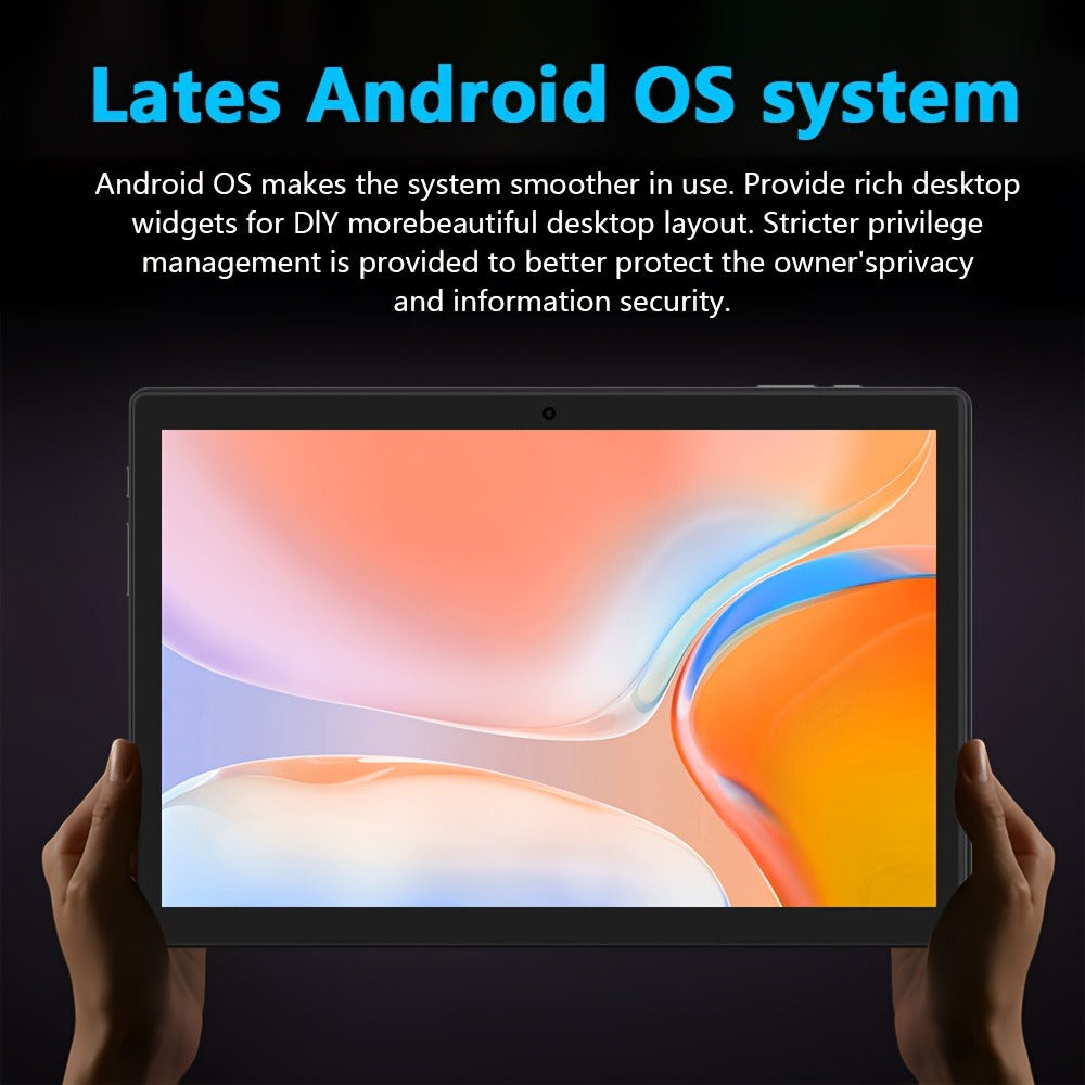 Android Tablet 10.1-Inch Work and Study Bundle with 6GB RAM, 128GB Internal Storage and Keyboard