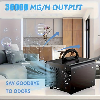 Ozone Generator 40, 000mg/h Commercial Odor Eliminator, O3 Ionizer Air Purifier Deodorizer with Timer for Home