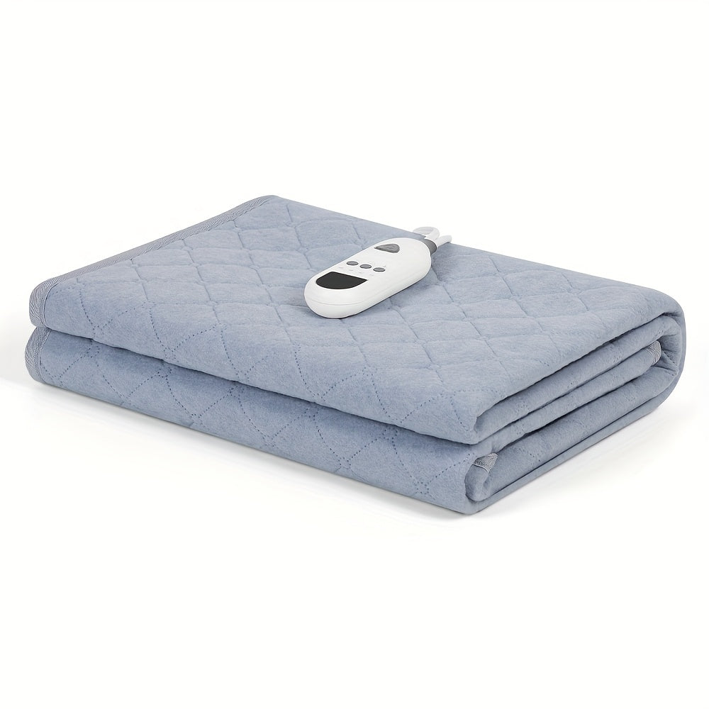 Extra Large Electric Heating Pad 63"x31.5" with Remote Control - 9 Adjustable Heat Levels, 4 Timer Settings