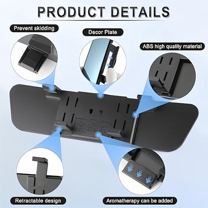 Anti-Glare Rearview Mirror 12" Wide Angle Panoramic – Universal Clip-On Convex Mirror for Car, SUV & Truck