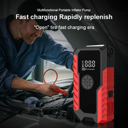 Car Jump Starter 10000A with 150PSI Tire Inflator – 7-in-1 Emergency Battery Booster Pack, 5000A Peak, 10000mAh Power Bank, LED Light
