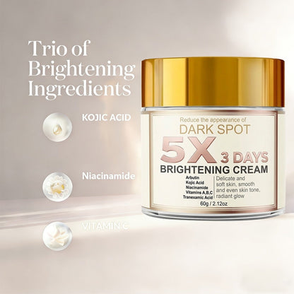 Kojic Acid Cream for Dark Spots – Skin Brightening Face Cream with Vitamin C, Arbutin & Niacinamide, Fades Hyperpigmentation Dullness Uneven