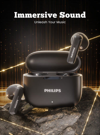 Wireless Earbuds Philips TAT1220 Bluetooth 6.0 with ANC, Touch Controls, Type-C Case and Two Colors