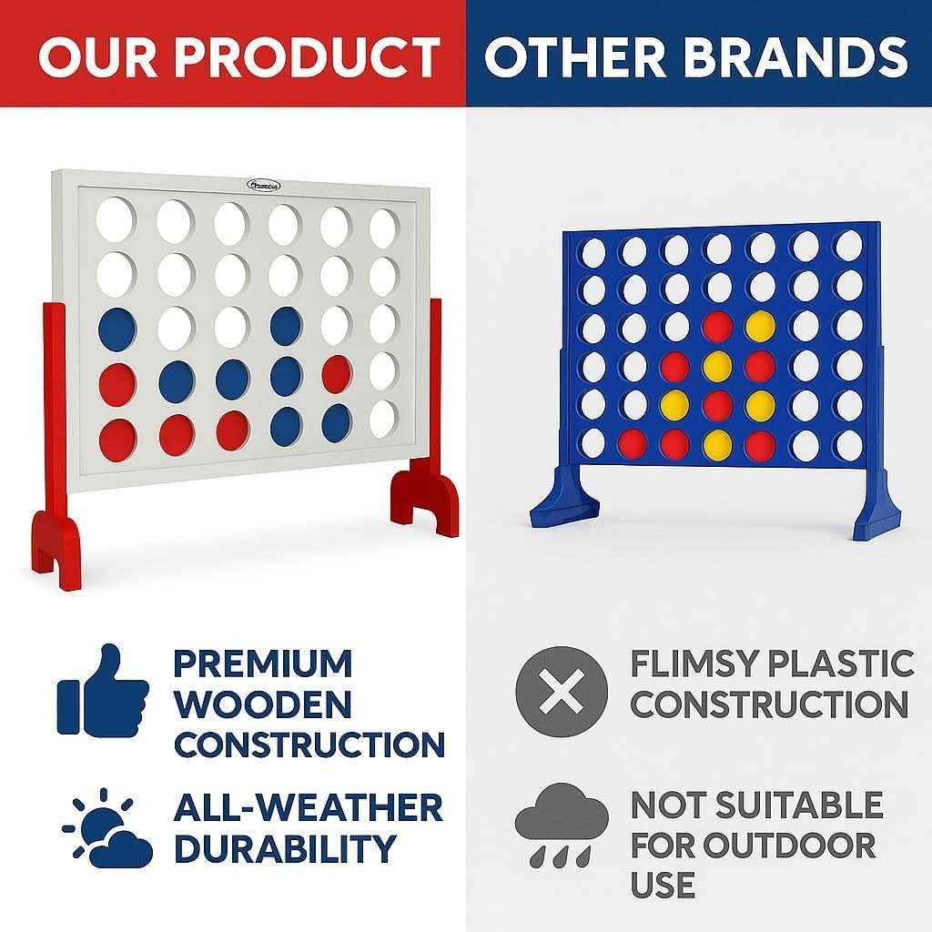 Outdoor Lawn Toss Game Set – Washer Toss & Ladder Toss for Backyard Party, Portable Yard Games for Adults Kids Family