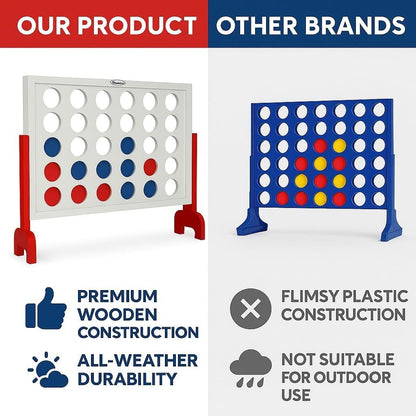 Outdoor Lawn Toss Game Set – Washer Toss & Ladder Toss for Backyard Party, Portable Yard Games for Adults Kids Family