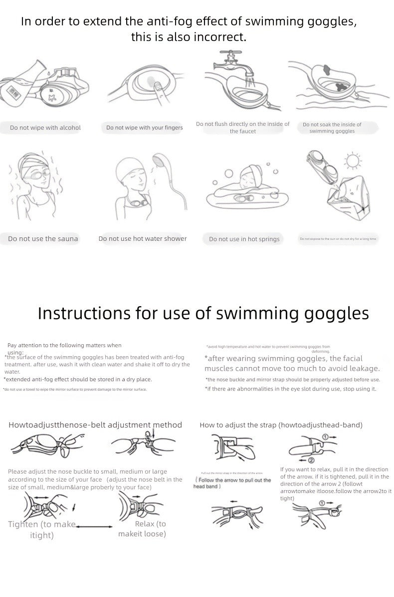 Mirrored Swimming Goggles with Nose Clip, Earplugs and Case in Gold, Pink or Two-Pair Gold-and-Pink Options