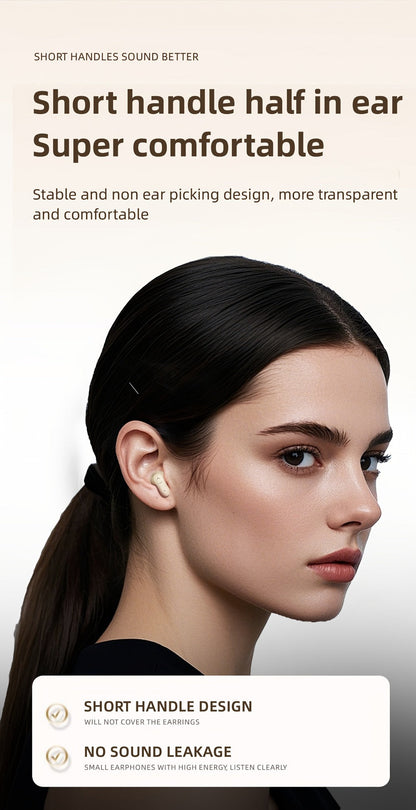 Four-Earbud Wireless Set with Two In-Ear Styles, Digital Charging Case and Three Color Options