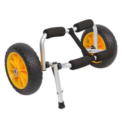 Kayak Cart Trolley Carrier Dolly, Canoe Paddle Board Boat Transport with 10-Inch Solid Wheels