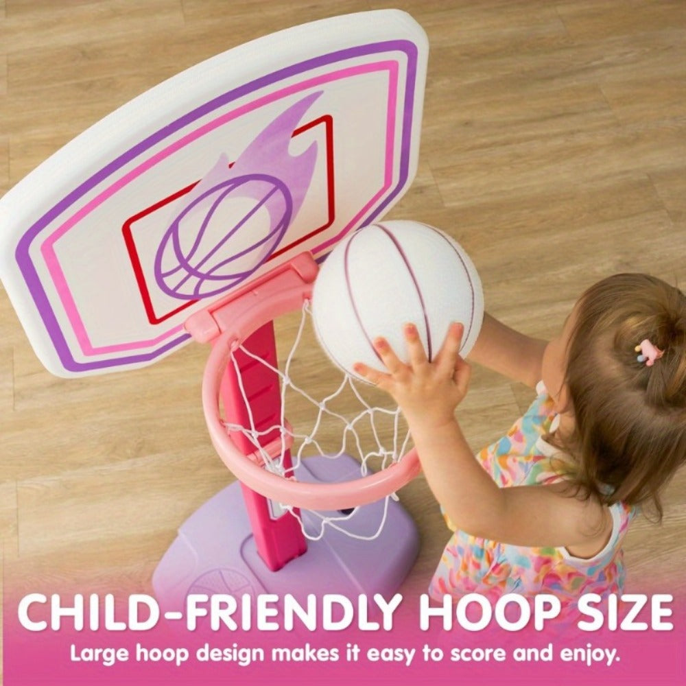 Toddler Basketball Hoop Adjustable Height 2.5-3.5ft Kids Basketball Goal with the Listed Color, Size or Set Options for Everyday Use