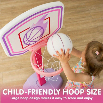 Toddler Basketball Hoop Adjustable Height 2.5-3.5ft Kids Basketball Goal with the Listed Color, Size or Set Options for Everyday Use