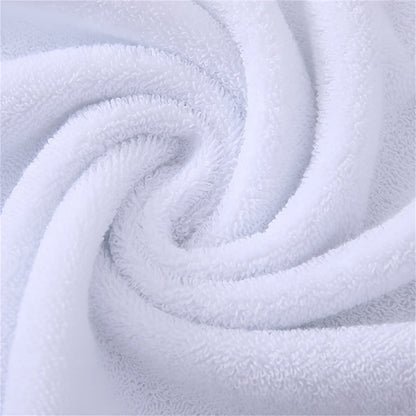 Five-Piece Patterned Bath Towel Set with One Bath Towel, Two Hand Towels and Two Washcloths in Three Colors