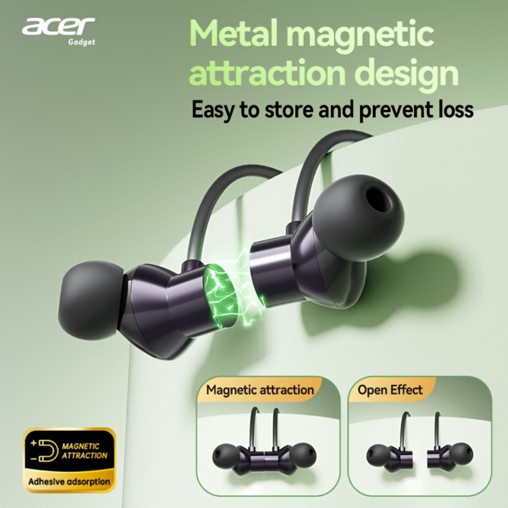 Acer TWS Wireless Earbuds Gaming Mode Low Latency, Noise Isolation Stereo Sound USB-C Charging Long Battery Life