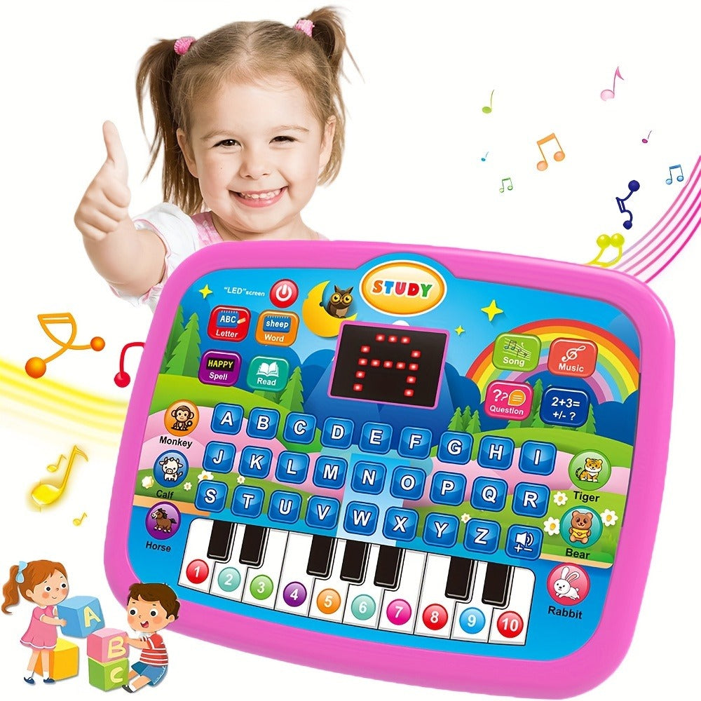 Educational Learning Machine for Kids with 2.2" Screen Alphabet Numbers Music Animals Piano Keys