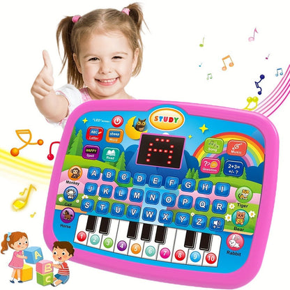 Educational Learning Machine for Kids with 2.2" Screen Alphabet Numbers Music Animals Piano Keys