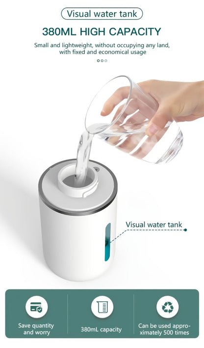 Foam Soap Dispenser Wall Mount Touchless 400ml USB Rechargeable IPX5 4 Adjustable Levels for Home Cooking, Dining and Outdoor Meals