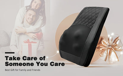 Neck Massager Pillow Heated Acupressure Electric Deep Tissue Kneading for Neck Shoulder Back Leg Relaxation Gift for Mom Dad Women Men