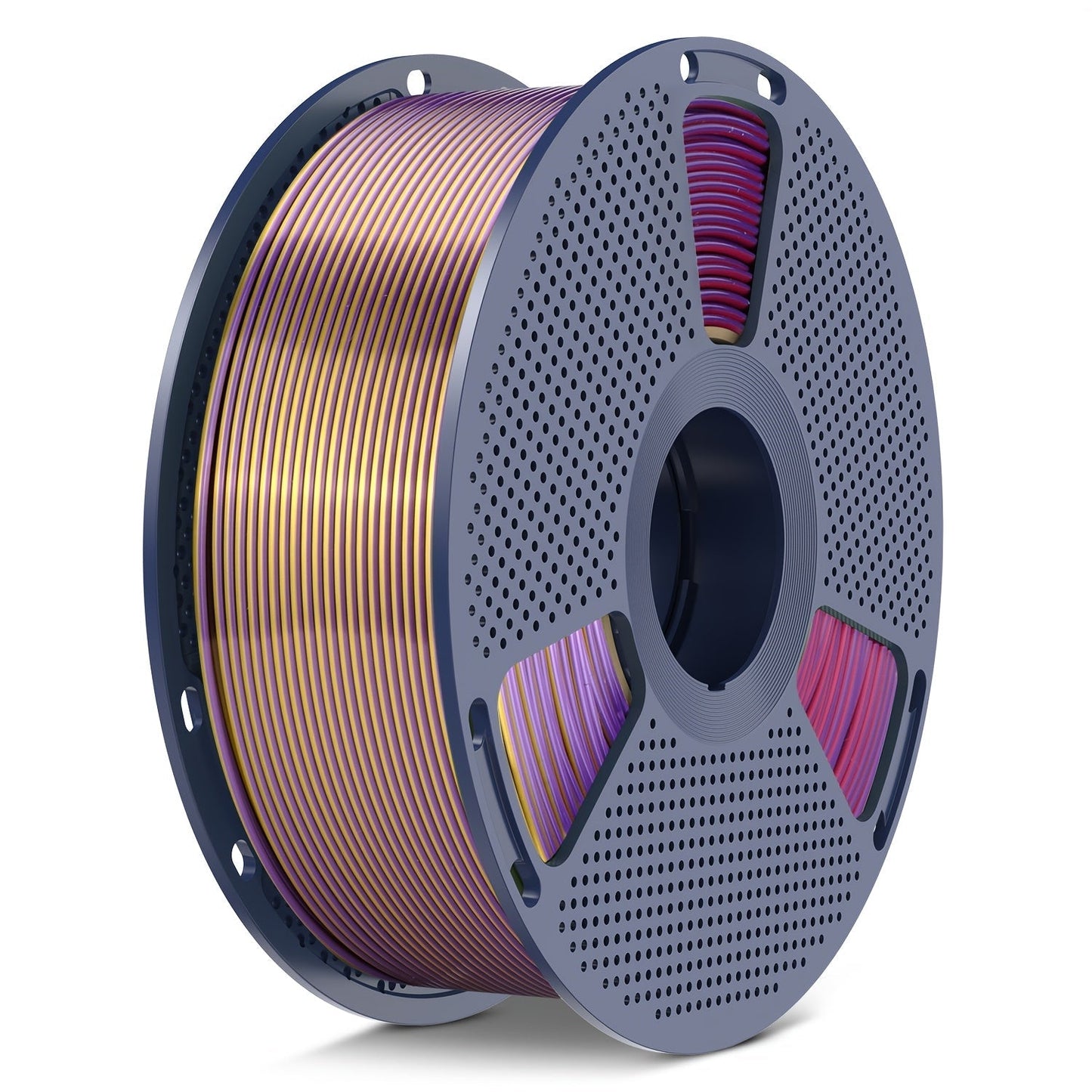 3D Printer Filament SUNLU Four-Color PLA+ 1.75mm Glossy Spool with Four Colorways and 8.82lb Bundle Option