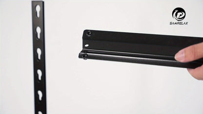 Shelving Unit 5-Tier Metal Storage Shelves, 60"H x 28"W x 12"D Adjustable Steel Rack for Garage, Closet