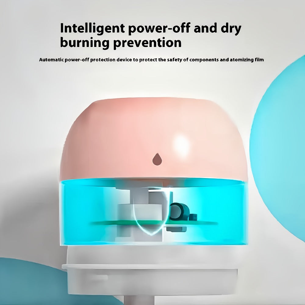 Aromatherapy Mist Humidifier USB Powered Night Light Low Noise Energy Efficient for Indoor for Entryways, Bedrooms and Living Spaces
