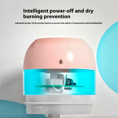 Aromatherapy Mist Humidifier USB Powered Night Light Low Noise Energy Efficient for Indoor for Entryways, Bedrooms and Living Spaces