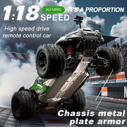 Dual Shell Ultra Large RC Off-Road Truck with Full Proportional Drift Control Extreme Grip Tires & High Speed