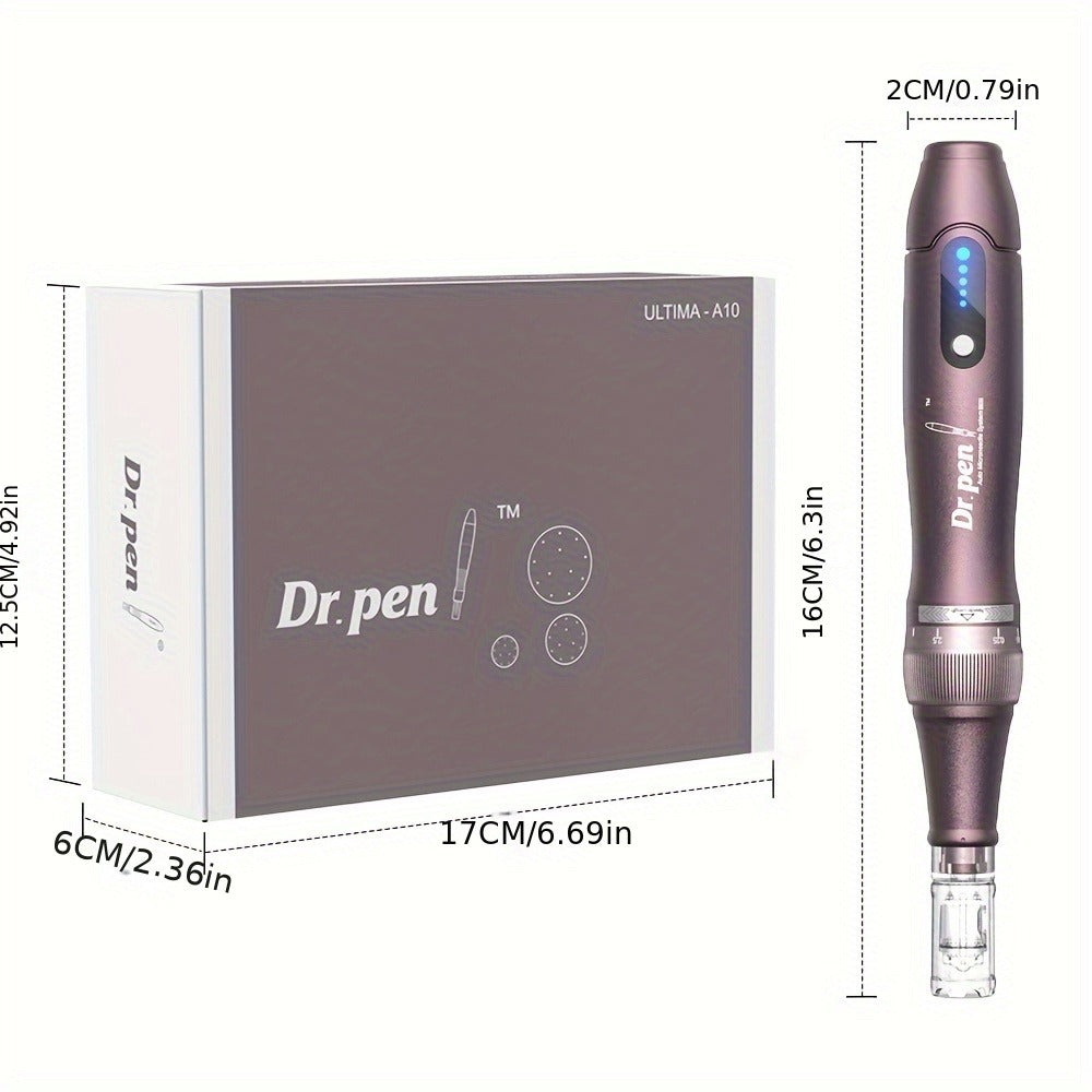 Dr. Pen A10 Microneedling Pen Kit 10PCS 0.25mm Cartridges for Bath Time, Home Spa and Personal Care