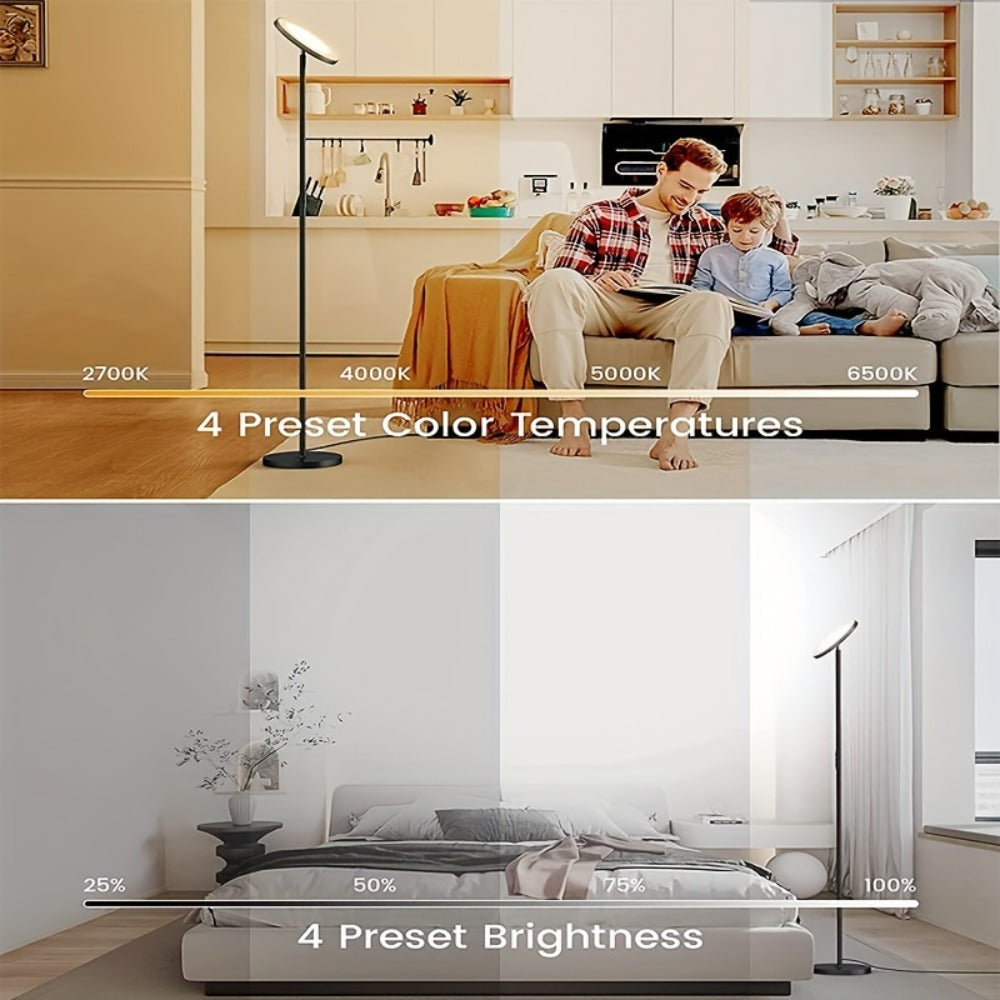 COB LED Strip Light 4800LEDs 32.8FT No – High Density Dimmable Knob Switch Ultra-Thin 8mm Flexible for Home, Desk and Accent Lighting