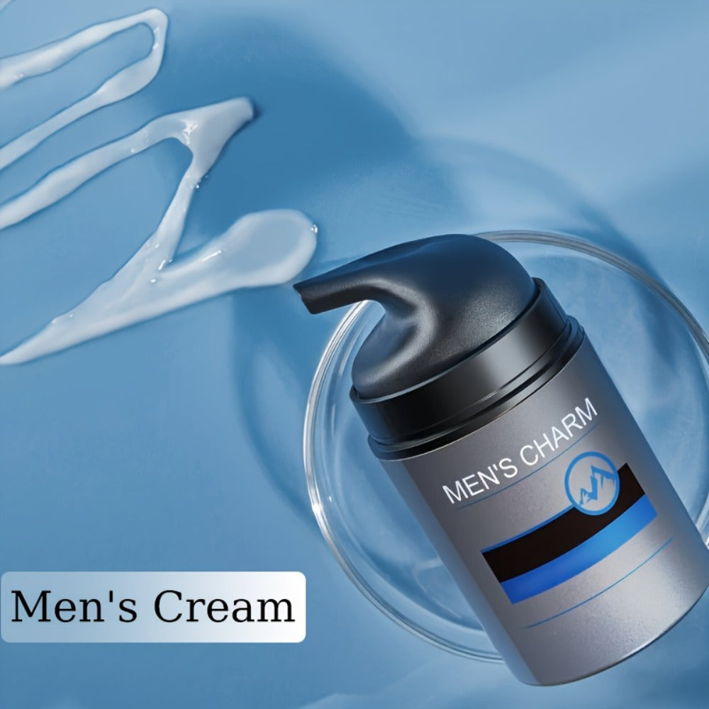 Men's Face Cream with Collagen & Hyaluronic Acid 50g for Bath Time, Home Spa and Personal Care