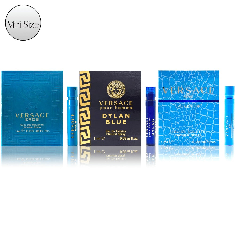 Cologne Sample Set for Men, 3 x 1ml Perfume Discovery Vials, Luxury Designer Inspired Fragrance Trial Kit