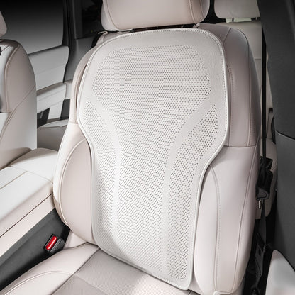Perforated Car Seat Cushion Single Pad with 45 x 55cm Size and Black, White, Orange or Brown Color Options