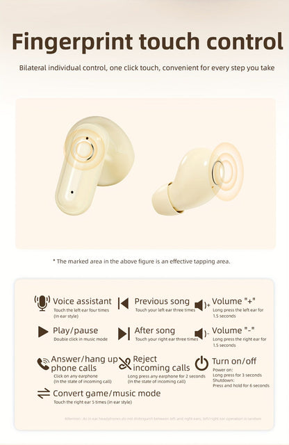 Four-Earbud Wireless Set with Two In-Ear Styles, Digital Charging Case and Three Color Options