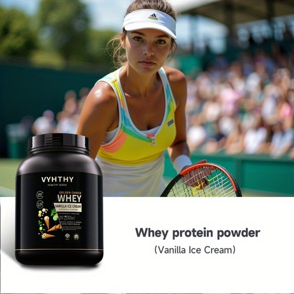 Whey Protein Powder Isolated & Hydrolyzed Blend with BCAAs, Low Carb Sports Nutrition Shake for Women