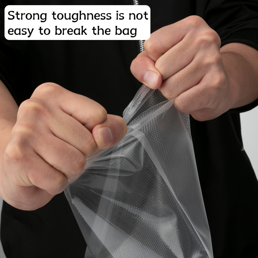 Vacuum Sealer Bags Rolls Diamond Textured Food Saver Bags for Vacuum Sealer Machine for Home Cooking, Dining and Outdoor Meals