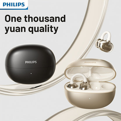 Philips TWS Ear Clip Sport Headset Hi-Fi Bass Stereo HD Calls Earhook Wireless Bluetooth for an Everyday Personal Care Routine