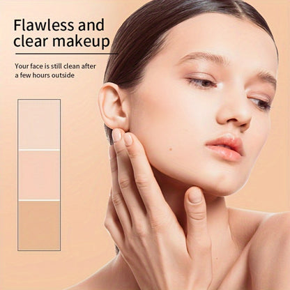 Air Cushion CC Cream Concealer Foundation MERCILEN Buildable Coverage Natural Dewy Finish, for Makeup, Travel and Everyday Vanity Use