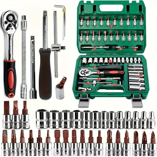 Automotive Mechanic Tool Set in 53-Piece, 325-Piece or 47-Piece with Gloves Checkout Options