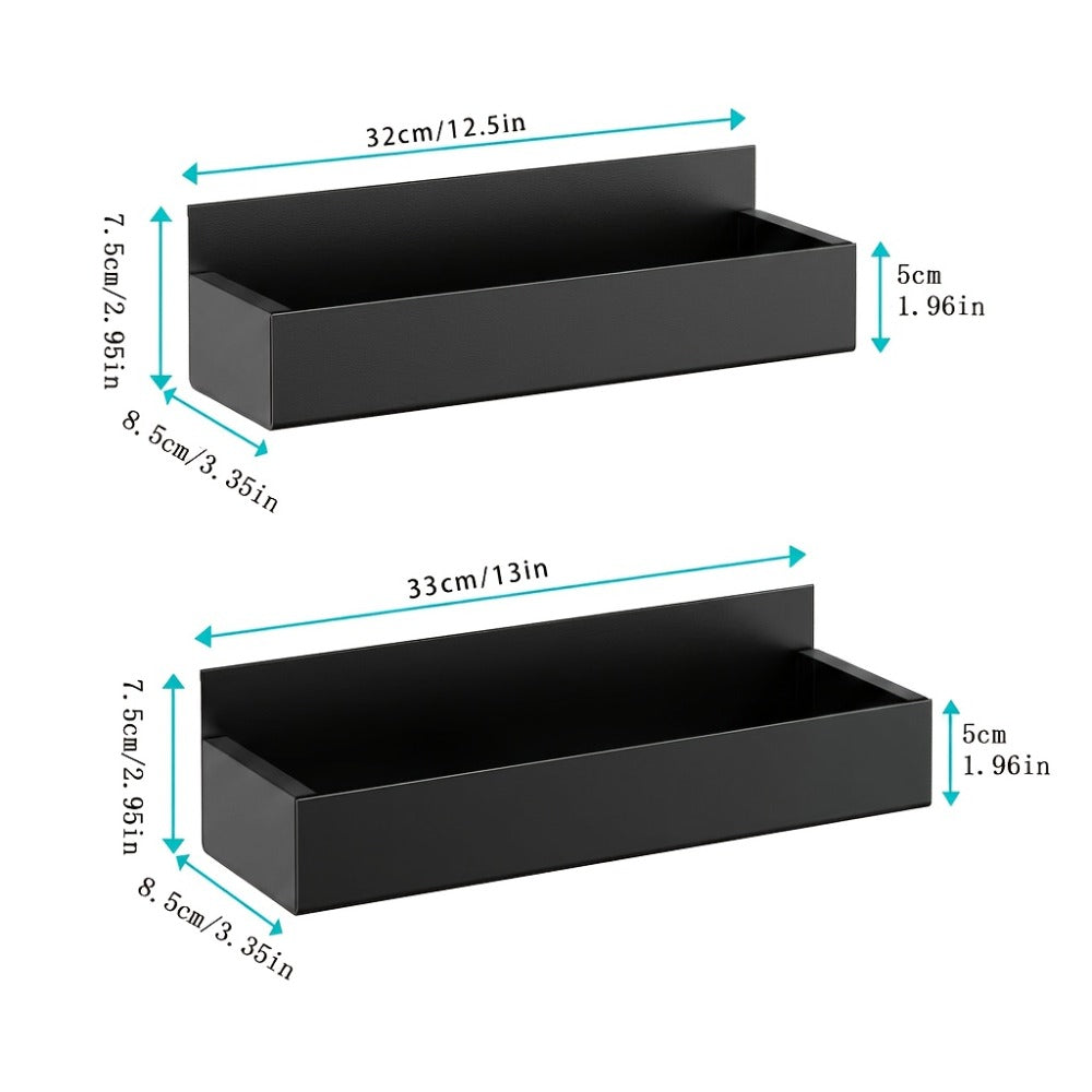 Magnetic Refrigerator Storage Rack 2/4pcs Fridge Side Organizer, Multi-Purpose Magnetic Storage Box for Kitchen Bathroom