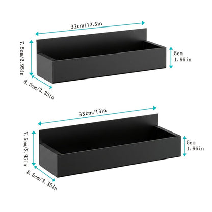 Magnetic Refrigerator Storage Rack 2/4pcs Fridge Side Organizer, Multi-Purpose Magnetic Storage Box for Kitchen Bathroom